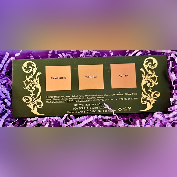 Lovecraft Beauty Bronzer Palette with shades Cymbeline, Sunniva, Aditya - Picture 16 of 16